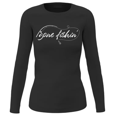 Gone fishing v2 with Rod' Long Sleeve for Women